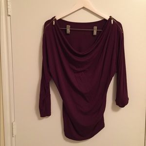 Burgundy blouse